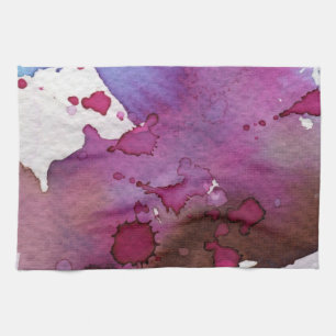 Lila Watercolor-Hintergrund Küchentuch