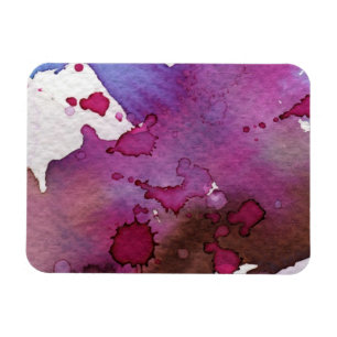 Lila Watercolor-Hintergrund Magnet