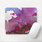Lila Watercolor-Hintergrund Mousepad (Mit Mouse)
