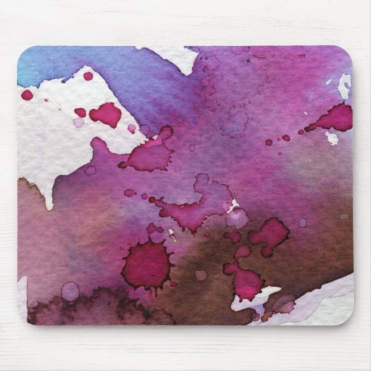 Lila Watercolor-Hintergrund Mousepad (Vorne)