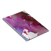 Lila Watercolor-Hintergrund Notizblock (Rechte Seite)