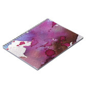 Lila Watercolor-Hintergrund Notizblock (Linke Seite)