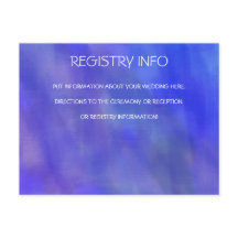 LILA WATERCOLOR-INFORMATIONS-KARTE