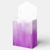 Lila Watercolor Lilve-Hochzeit dank Geschenkschachtel (Geöffnet)