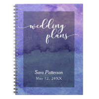 Lila Watercolor Mandala Bridal Wedding Planner 1