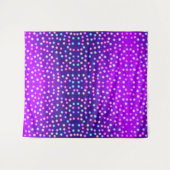 Lila Wave Glitzern Wandteppich (Vorderseite (Horizontal))