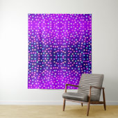 Lila Wave Glitzern Wandteppich (Beispiel)