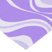 Lila Wave Table Runner Kurzer Tischläufer (Ecke)