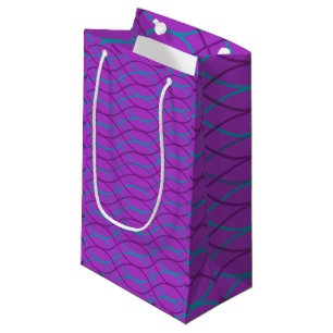Lila Waves Kleine Geschenktüte