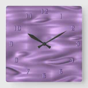 Lila Waves Lila Zahlen Uhr
