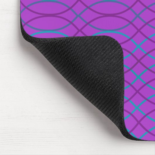 Lila Waves Mousepad (Ecke)