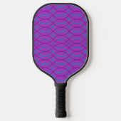 Lila Waves Pickleball Schläger (Vorderseite)