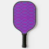 Lila Waves Pickleball Schläger (Rückseite)