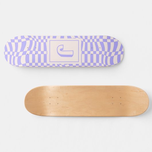 Lila Waves Skateboard (Horizontal)