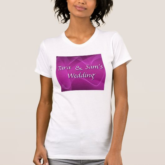 Lila Waves T-Shirt (Vorderseite)