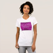 Lila Waves T-Shirt (Vorne ganz)