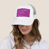 Lila Waves Truckerkappe (Beispiel)
