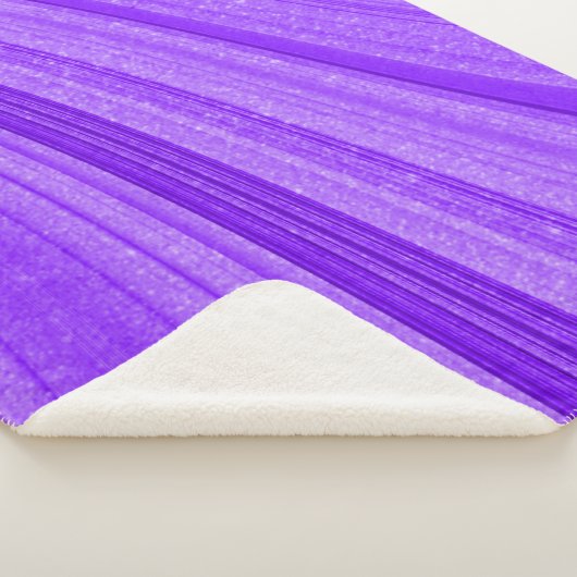 Lila Wavy-Glitzer Sherpadecke (3/4)
