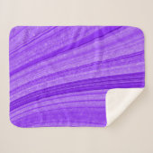 Lila Wavy-Glitzer Sherpadecke (Vorderseite (Horizontal))