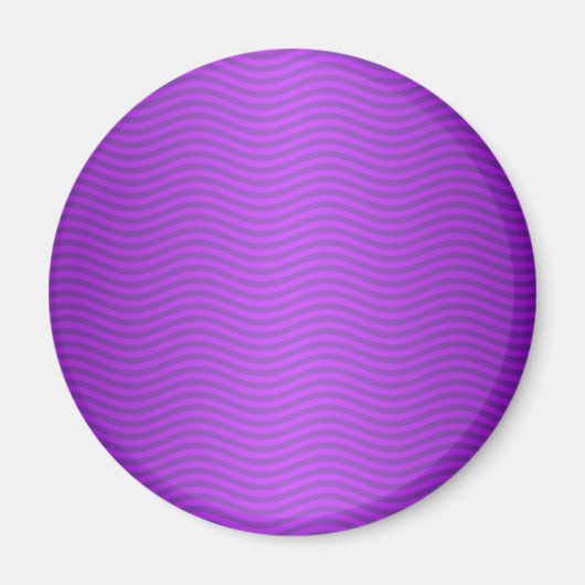 Lila Wavy Streifen Magnet (Vorne)