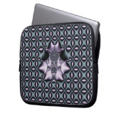 Lila Web Laptopschutzhülle (Vorderseite Links)