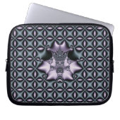 Lila Web Laptopschutzhülle (Vorderseite)