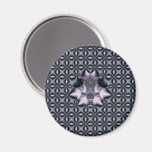 Lila Web Magnet (Vorderseite/Rückseite)