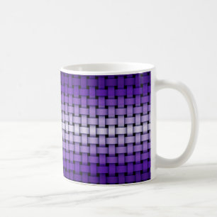 Lila Webart-Muster-Tasse Kaffeetasse