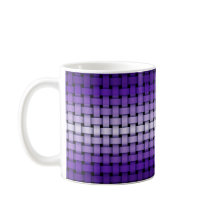 Lila Webmuster-Tasse