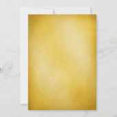 Lila Wedding Goldlibellen-Wirbel Einladung (Rückseite)