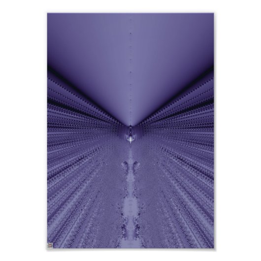 Lila Weg Fotodruck (Vorne)