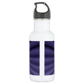 Lila Weg Trinkflasche (Rückseite)