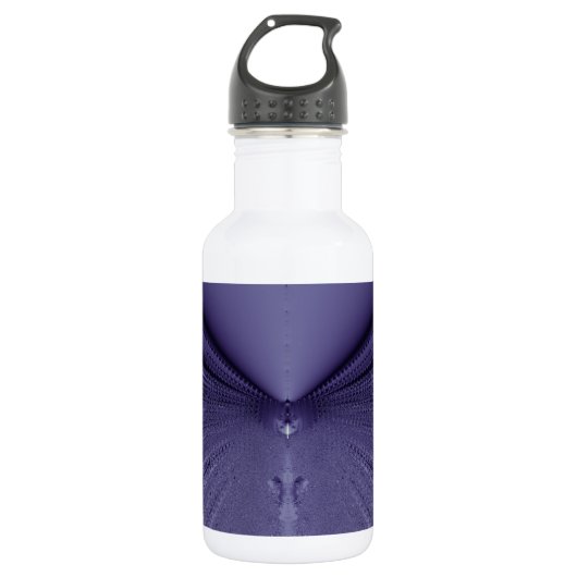 Lila Weg Trinkflasche (Vorderseite)