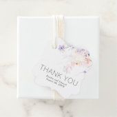 Lila Weichzeichner Elegante Blume Vielen Dank Geschenkanhänger (Beispiel)