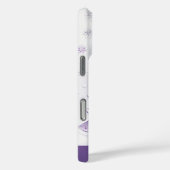 Lila Weihnachten Case-Mate iPhone Hülle (Rückseite / Rechts)