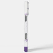 Lila Weihnachten Case-Mate iPhone Hülle (Rückseite / Rechts)