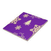Lila Weihnachten Fliese (Seite)