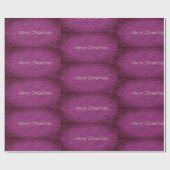 Lila Weihnachten Geschenkpapier (Flach)