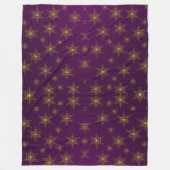lila, Weihnachten, Stern, Weihnachten, Glanz, Fleecedecke (Vorderseite)