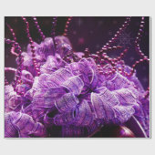 Lila Weihnachten - Verpackungspapier Geschenkpapier (Flach)