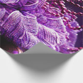 Lila Weihnachten - Verpackungspapier Geschenkpapier (Ecke)