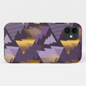 lila Weihnachtsbäume Case-Mate iPhone Hülle (Rückseite (Horizontal))