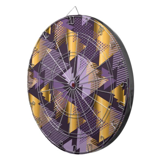 lila Weihnachtsbäume Dartscheibe (Vorderseite rechts)