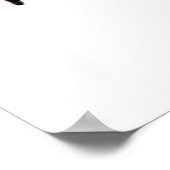 Lila Weihnachtsbaumschmuck Poster (Ecke)