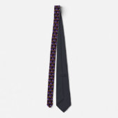 Lila Weihnachtsdekorationen Neck Tie Krawatte (Rückseite)