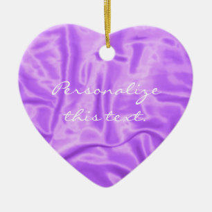 Lila Weihnachtsfeier Keramikornament