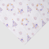 Lila Weihnachtsgebäck Seidenpapier (Ausschnitt)