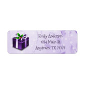 Lila Weihnachtsgeschenk (Vorne)