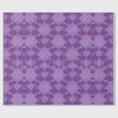 Lila Weihnachtsgeschenk Geschenkpapier (Flach)