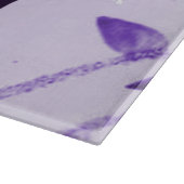 Lila Weihnachtsgeschenkbrett Schneidebrett (Ecke)